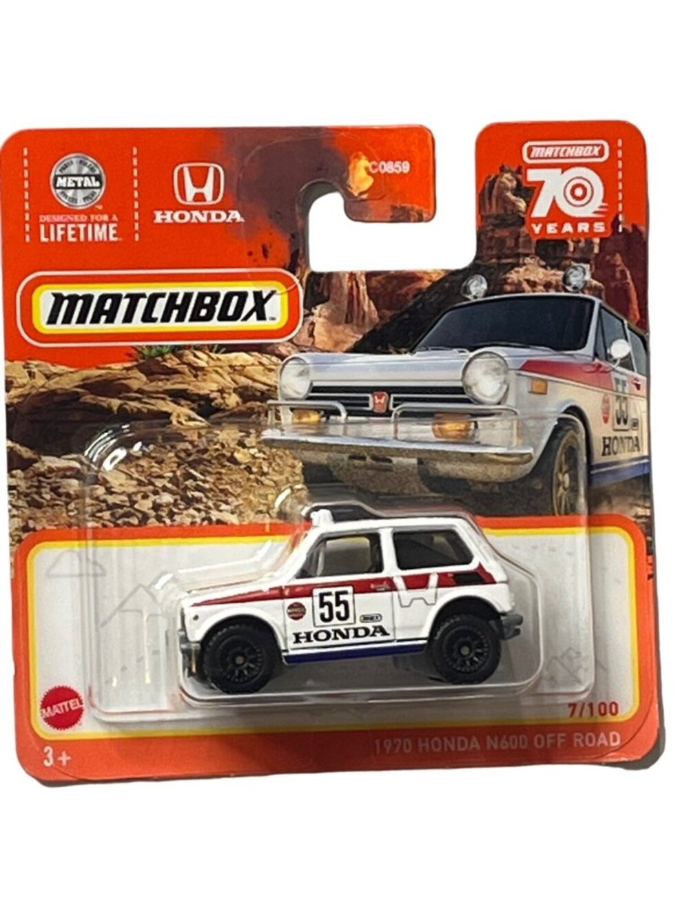 Matchbox 1970 Honda N600 Off Road 70th Anniversary 16/125 Diecast NOC